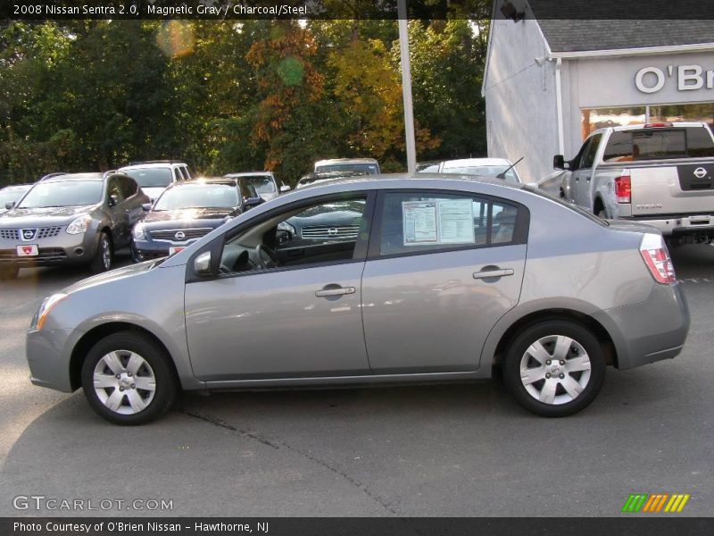 Magnetic Gray / Charcoal/Steel 2008 Nissan Sentra 2.0