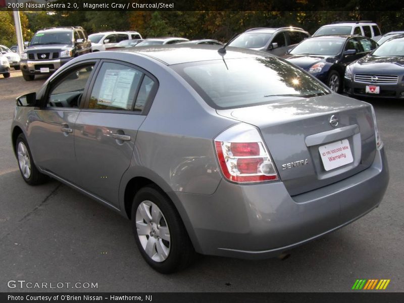 Magnetic Gray / Charcoal/Steel 2008 Nissan Sentra 2.0