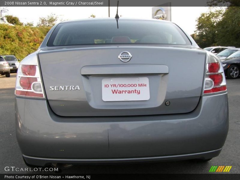 Magnetic Gray / Charcoal/Steel 2008 Nissan Sentra 2.0