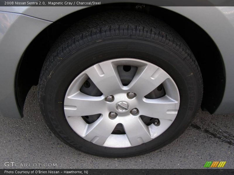 Magnetic Gray / Charcoal/Steel 2008 Nissan Sentra 2.0