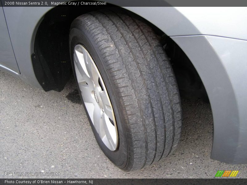 Magnetic Gray / Charcoal/Steel 2008 Nissan Sentra 2.0