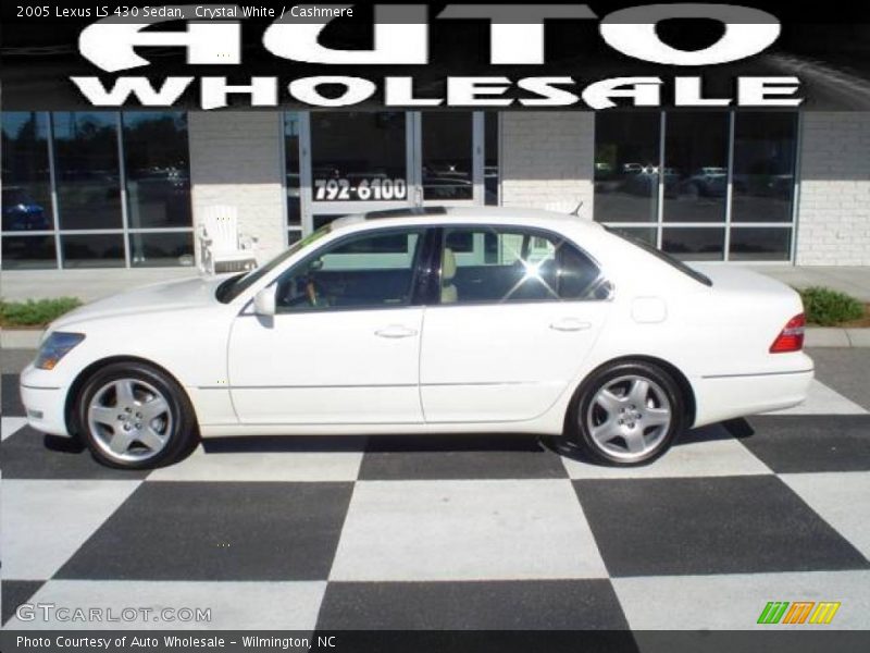 Crystal White / Cashmere 2005 Lexus LS 430 Sedan