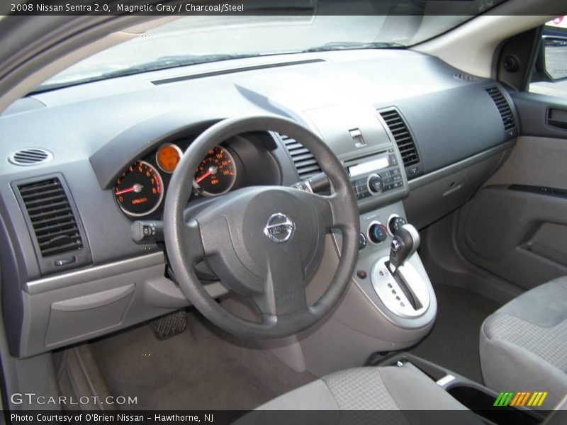 Magnetic Gray / Charcoal/Steel 2008 Nissan Sentra 2.0