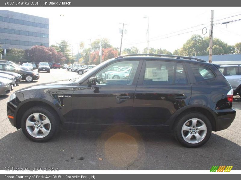Jet Black / Black 2007 BMW X3 3.0si