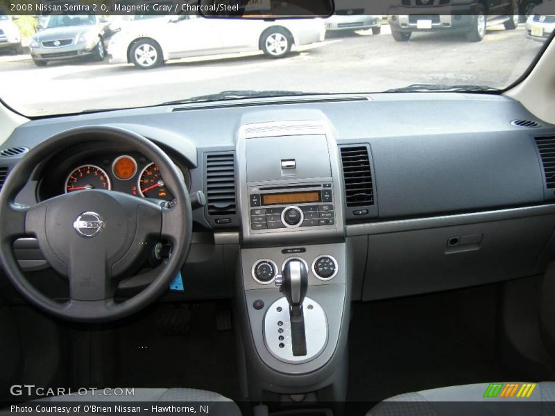 Magnetic Gray / Charcoal/Steel 2008 Nissan Sentra 2.0