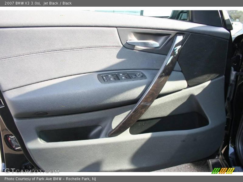 Jet Black / Black 2007 BMW X3 3.0si