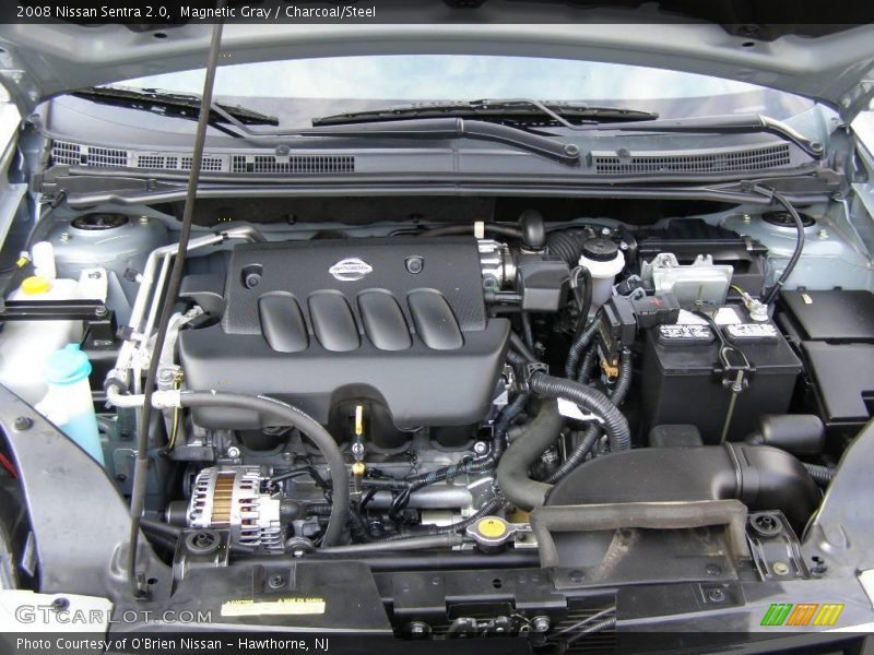 Magnetic Gray / Charcoal/Steel 2008 Nissan Sentra 2.0