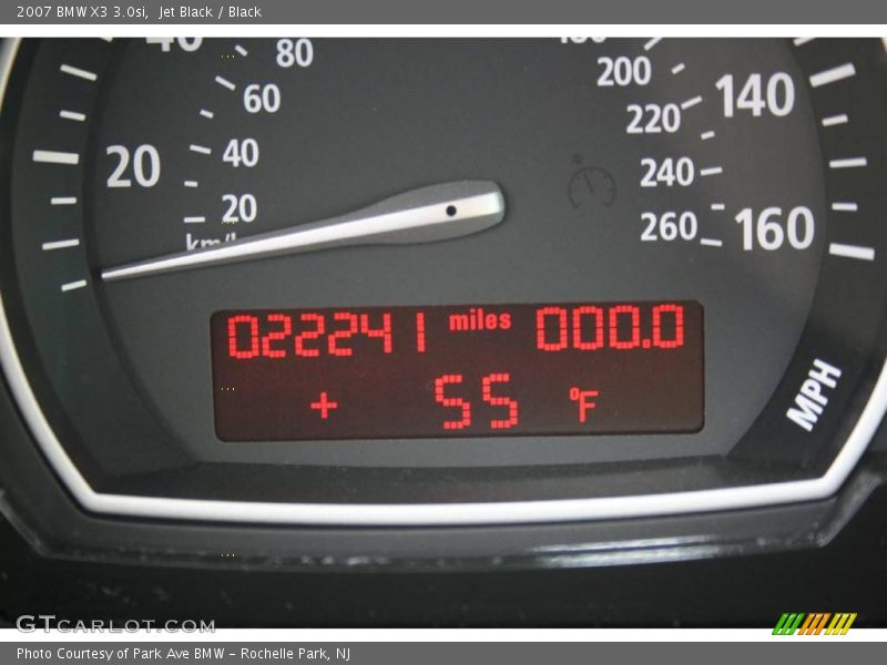 Jet Black / Black 2007 BMW X3 3.0si