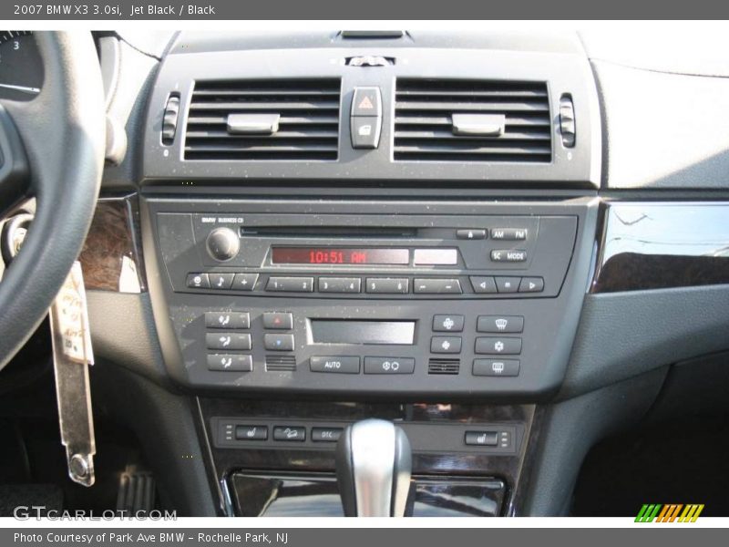Jet Black / Black 2007 BMW X3 3.0si