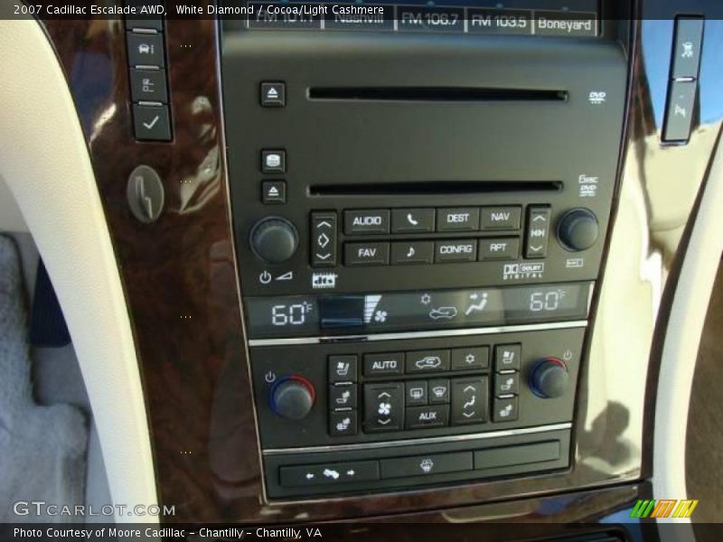 White Diamond / Cocoa/Light Cashmere 2007 Cadillac Escalade AWD