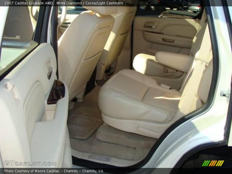 White Diamond / Cocoa/Light Cashmere 2007 Cadillac Escalade AWD