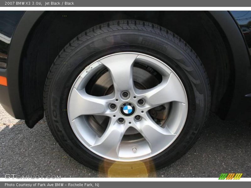 Jet Black / Black 2007 BMW X3 3.0si