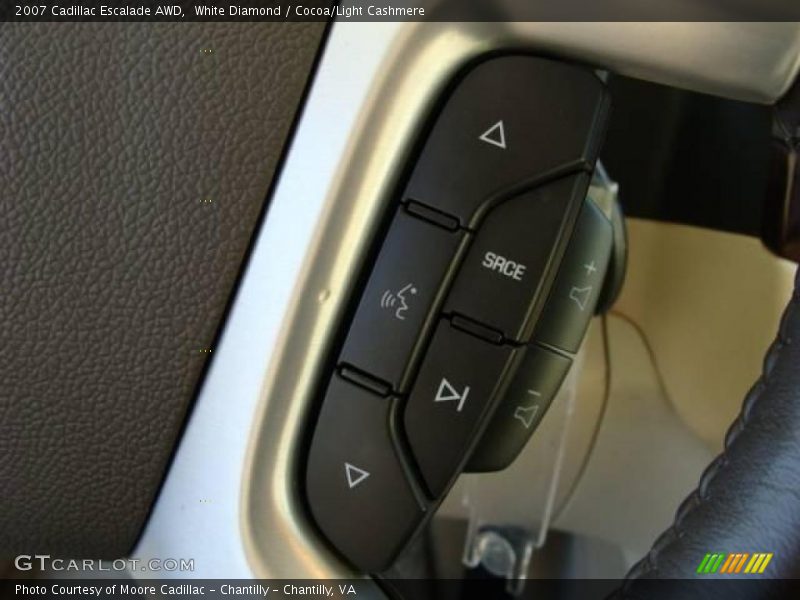 White Diamond / Cocoa/Light Cashmere 2007 Cadillac Escalade AWD