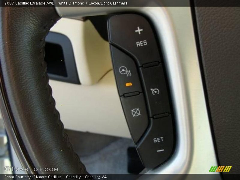 White Diamond / Cocoa/Light Cashmere 2007 Cadillac Escalade AWD