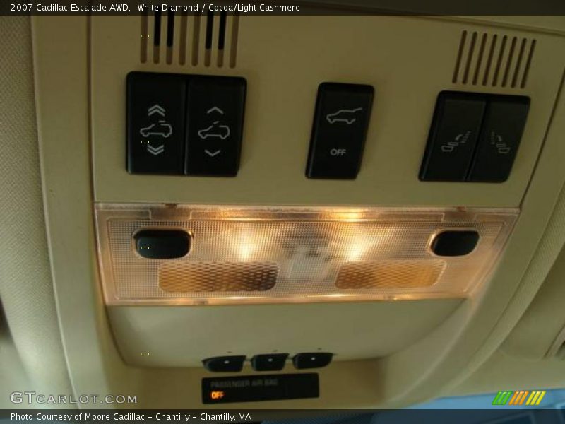 White Diamond / Cocoa/Light Cashmere 2007 Cadillac Escalade AWD