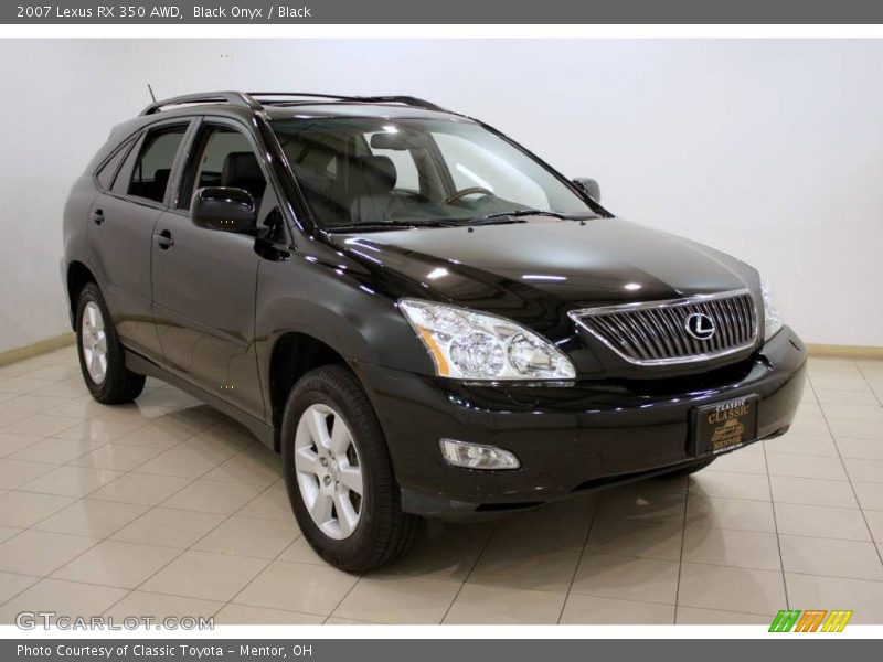 Black Onyx / Black 2007 Lexus RX 350 AWD