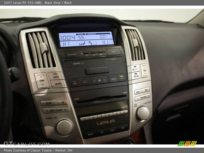 Black Onyx / Black 2007 Lexus RX 350 AWD