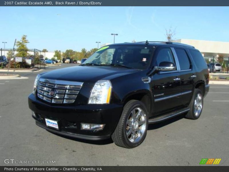 Black Raven / Ebony/Ebony 2007 Cadillac Escalade AWD