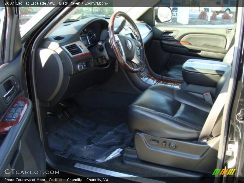 Black Raven / Ebony/Ebony 2007 Cadillac Escalade AWD