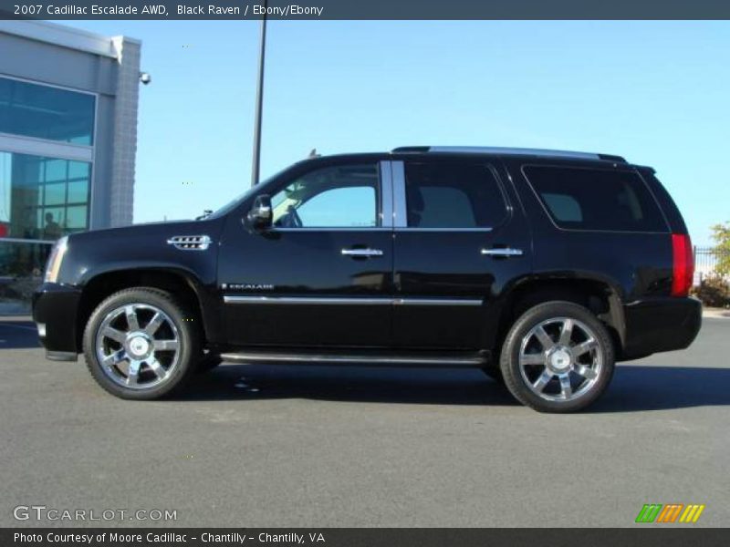 Black Raven / Ebony/Ebony 2007 Cadillac Escalade AWD