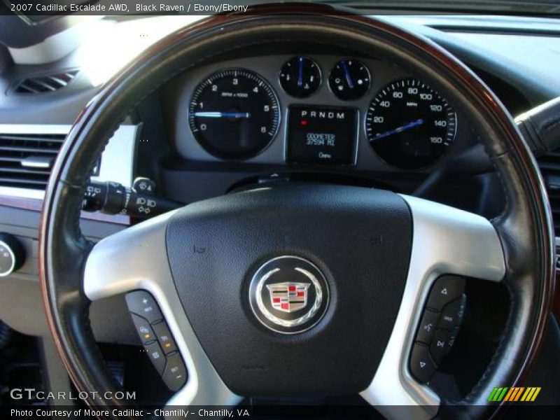 Black Raven / Ebony/Ebony 2007 Cadillac Escalade AWD