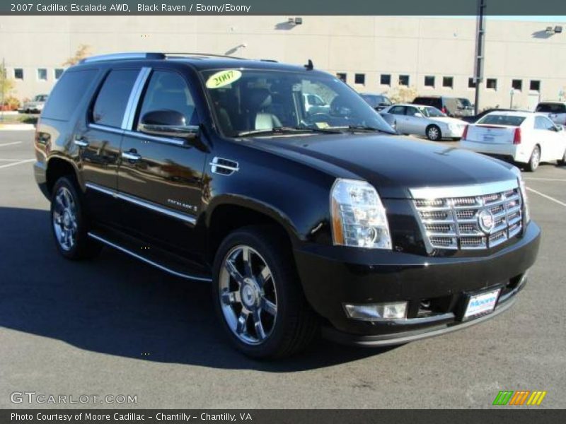 Black Raven / Ebony/Ebony 2007 Cadillac Escalade AWD