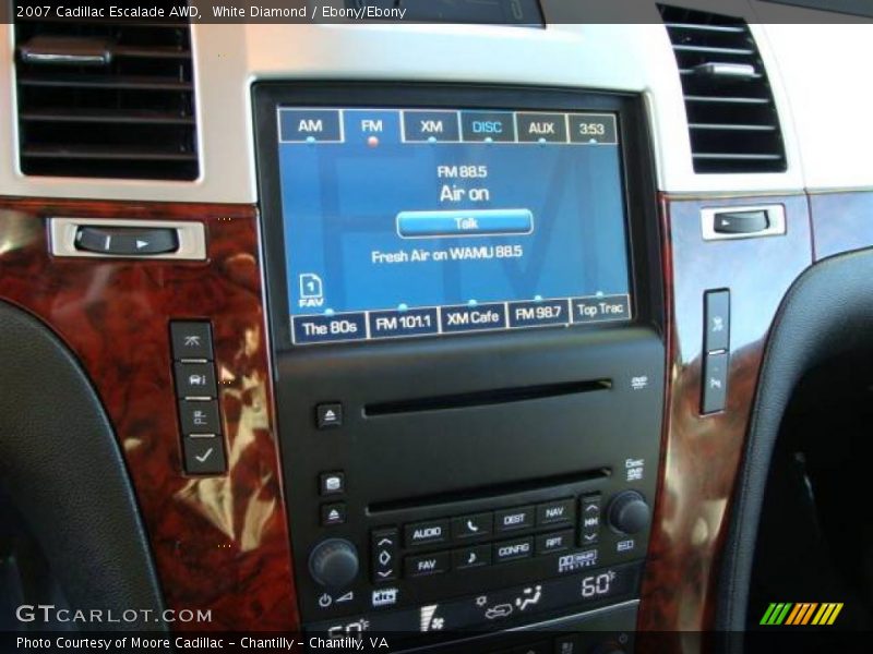 White Diamond / Ebony/Ebony 2007 Cadillac Escalade AWD