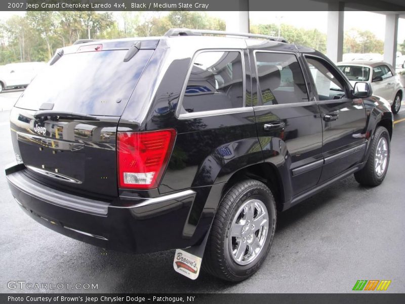 Black / Medium Slate Gray 2007 Jeep Grand Cherokee Laredo 4x4