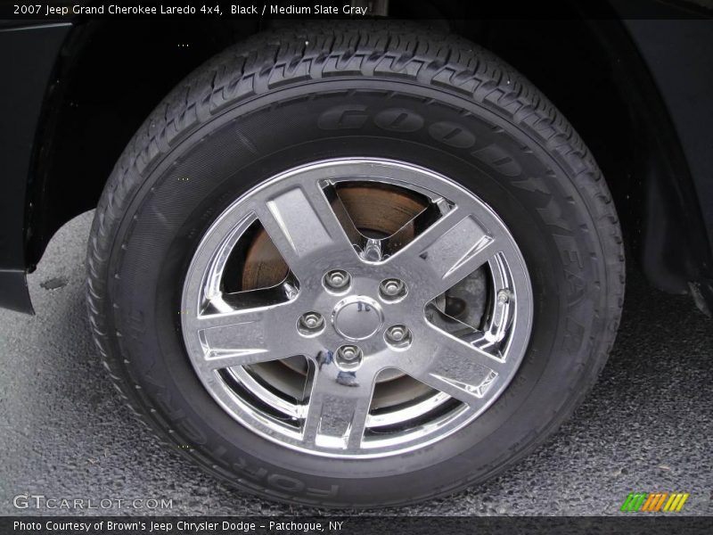 Black / Medium Slate Gray 2007 Jeep Grand Cherokee Laredo 4x4