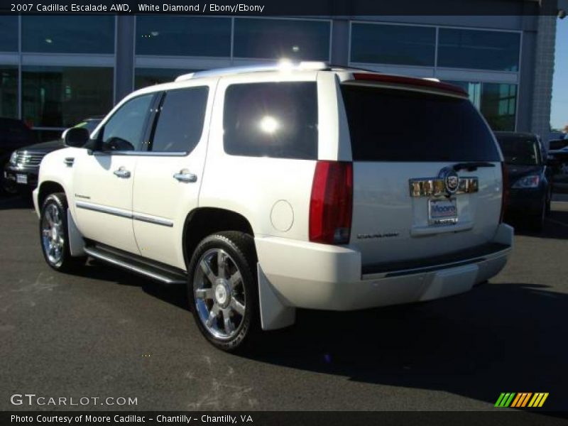White Diamond / Ebony/Ebony 2007 Cadillac Escalade AWD