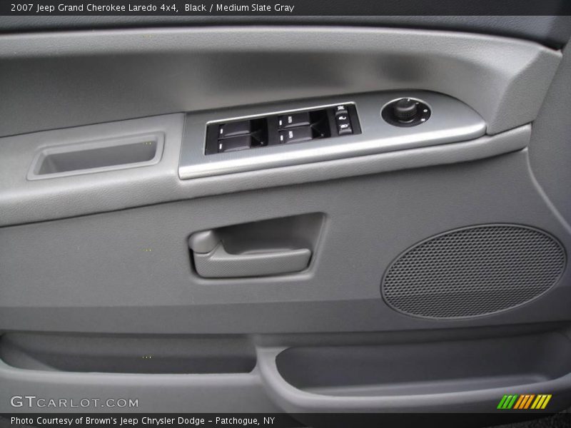 Black / Medium Slate Gray 2007 Jeep Grand Cherokee Laredo 4x4