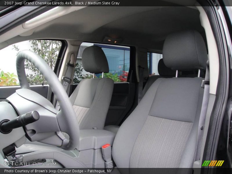 Black / Medium Slate Gray 2007 Jeep Grand Cherokee Laredo 4x4