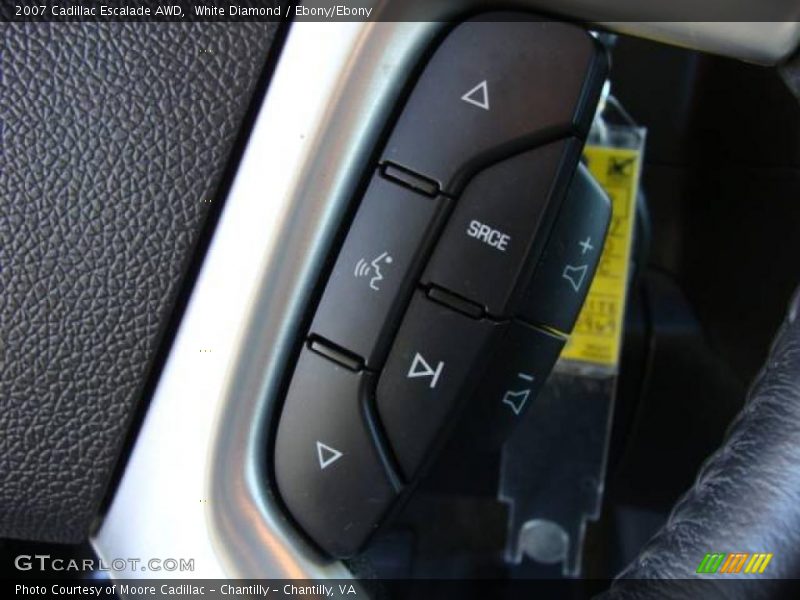 White Diamond / Ebony/Ebony 2007 Cadillac Escalade AWD