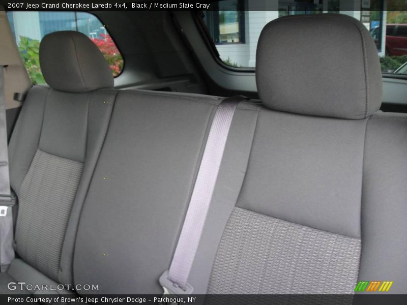 Black / Medium Slate Gray 2007 Jeep Grand Cherokee Laredo 4x4