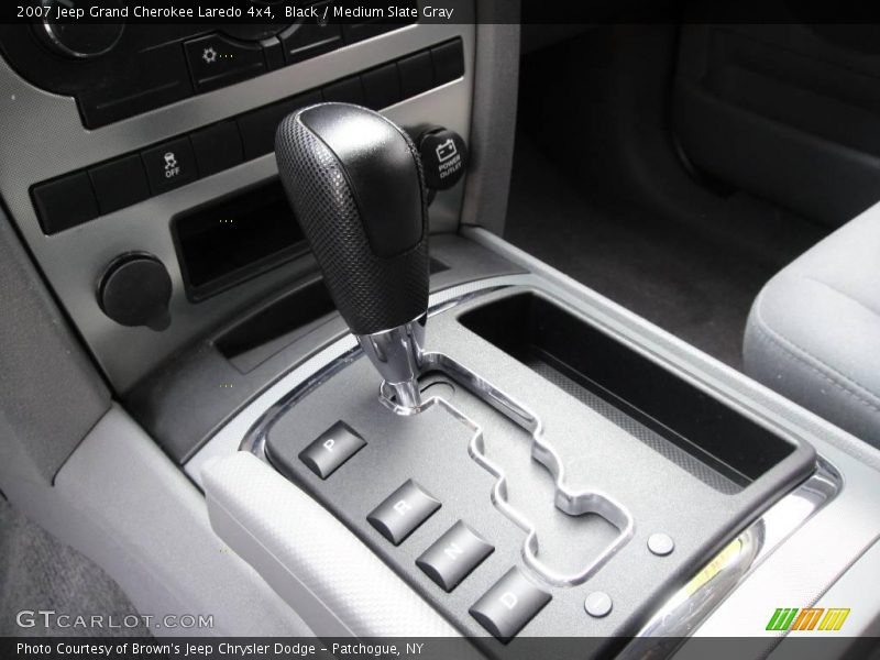 Black / Medium Slate Gray 2007 Jeep Grand Cherokee Laredo 4x4