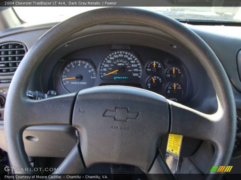 Dark Gray Metallic / Pewter 2004 Chevrolet TrailBlazer LT 4x4