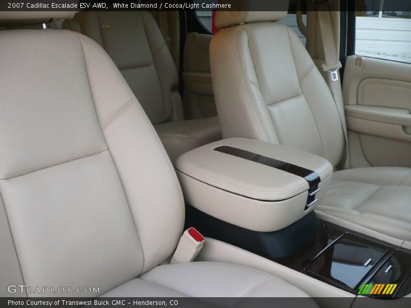 White Diamond / Cocoa/Light Cashmere 2007 Cadillac Escalade ESV AWD