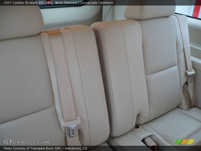 White Diamond / Cocoa/Light Cashmere 2007 Cadillac Escalade ESV AWD