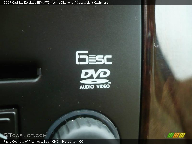 White Diamond / Cocoa/Light Cashmere 2007 Cadillac Escalade ESV AWD
