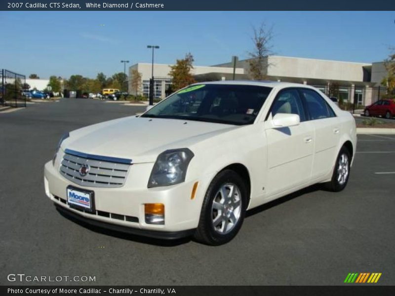 White Diamond / Cashmere 2007 Cadillac CTS Sedan