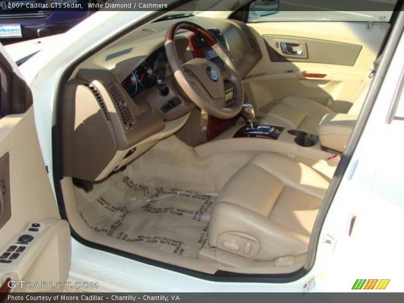 White Diamond / Cashmere 2007 Cadillac CTS Sedan