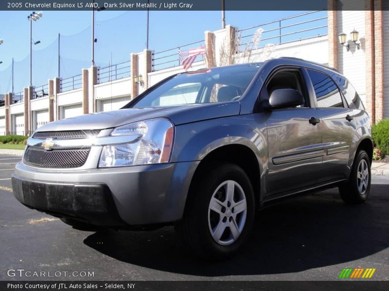 Dark Silver Metallic / Light Gray 2005 Chevrolet Equinox LS AWD