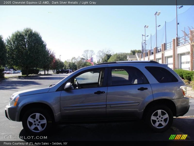 Dark Silver Metallic / Light Gray 2005 Chevrolet Equinox LS AWD