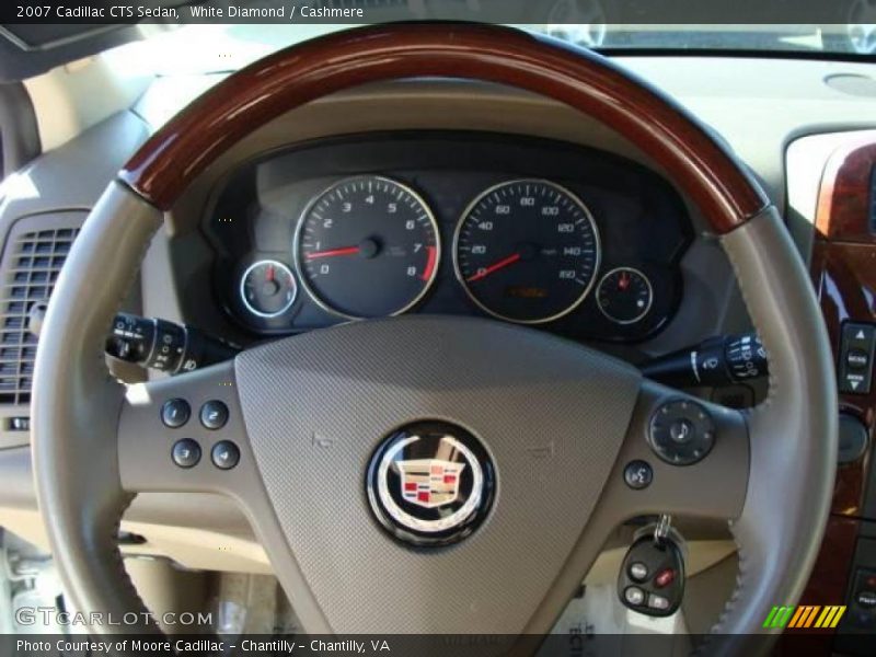 White Diamond / Cashmere 2007 Cadillac CTS Sedan
