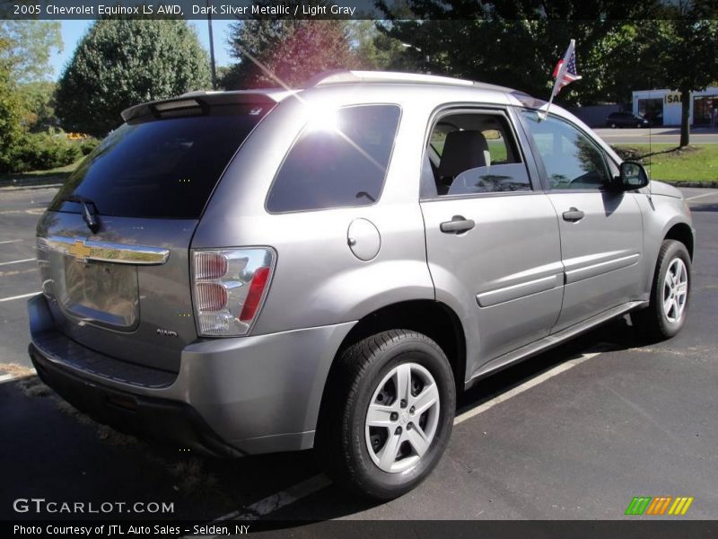 Dark Silver Metallic / Light Gray 2005 Chevrolet Equinox LS AWD