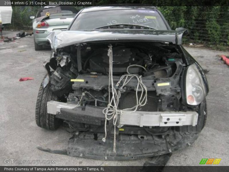 Black Obsidian / Graphite 2004 Infiniti G 35 Coupe