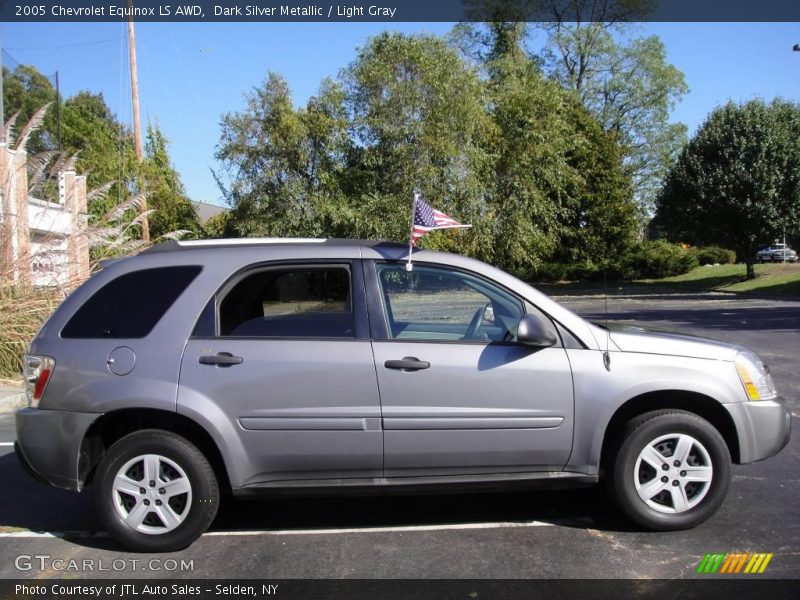Dark Silver Metallic / Light Gray 2005 Chevrolet Equinox LS AWD