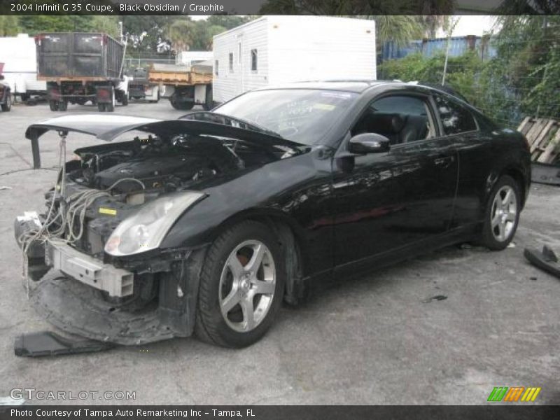 Black Obsidian / Graphite 2004 Infiniti G 35 Coupe