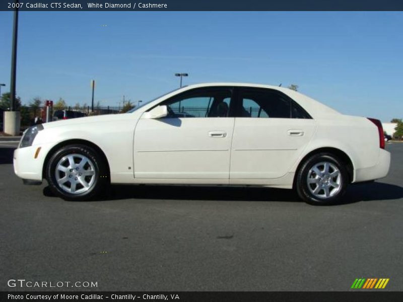 White Diamond / Cashmere 2007 Cadillac CTS Sedan