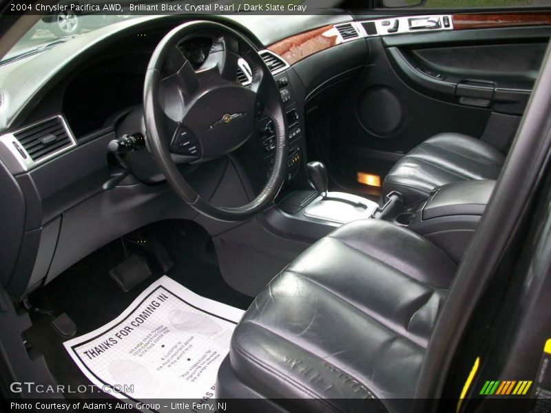 Brilliant Black Crystal Pearl / Dark Slate Gray 2004 Chrysler Pacifica AWD